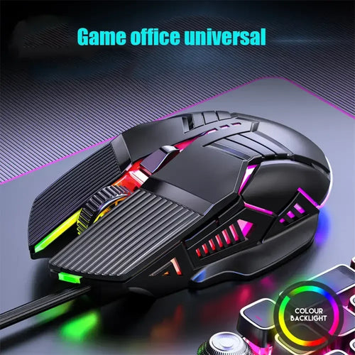 New Ergonomic Wired Gaming Mouse USB Computer Mouse Gaming RGB Mause Gamer Mouse 6 Button LED Silent Mice for PC Laptop