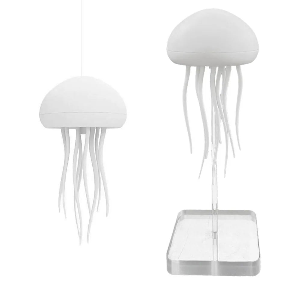 Jellyfish Night Light with Dancing Legs Jellyfish Table Lamp Rechargeable Jellyfish Desk Lamp RGB Gradient for Home Office Decor