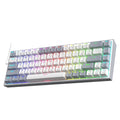 K631 Gery 65% Wired RGB Gaming Keyboard, 68 Keys Hot-Swappable Compact Mechanical Keyboard