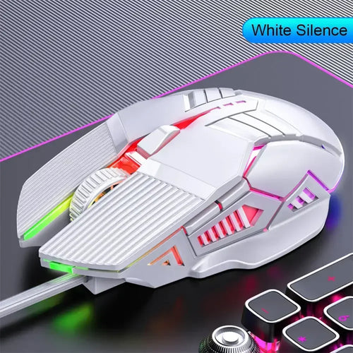 New Ergonomic Wired Gaming Mouse USB Computer Mouse Gaming RGB Mause Gamer Mouse 6 Button LED Silent Mice for PC Laptop