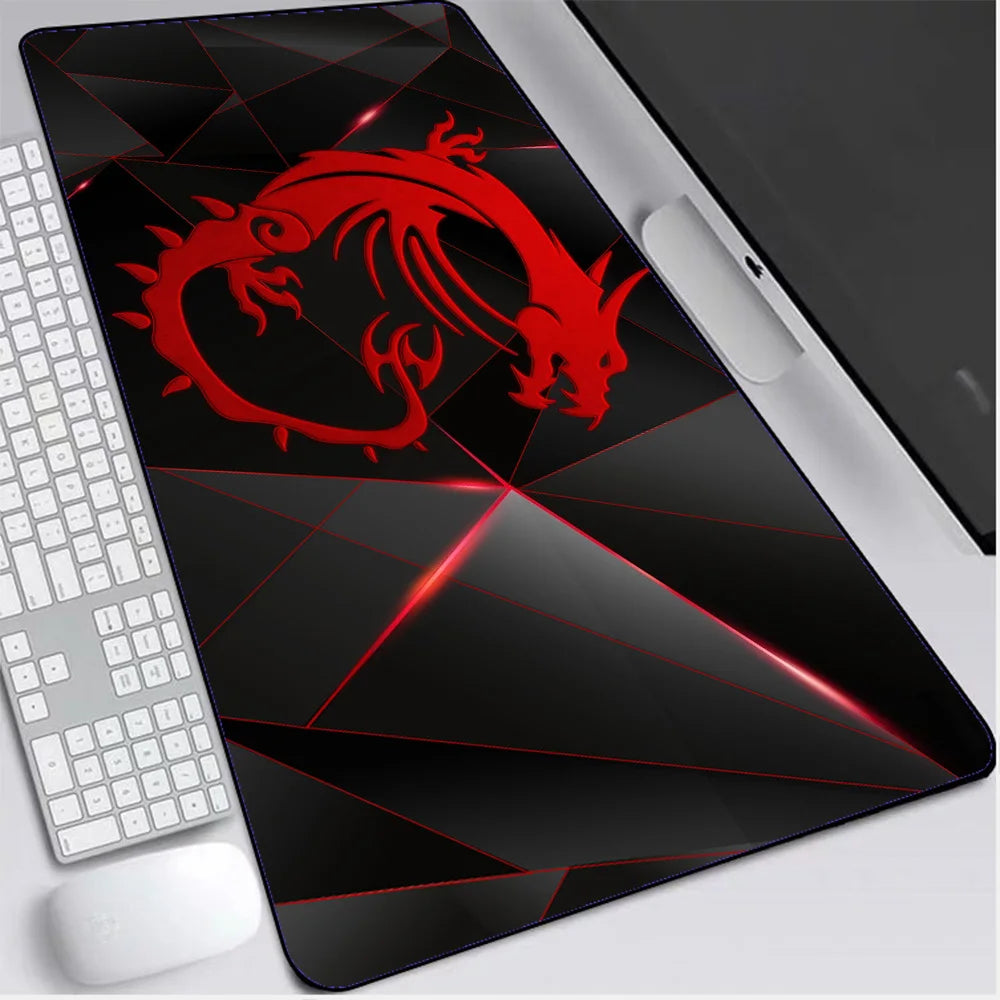 Gaming Mouse Pad Rgb Msi LOGO Gamer PC Laptop Mouse Keyboards Carpet USB Gaming Accessories Luminous Led Mouse Pad CSGO Desk Mat