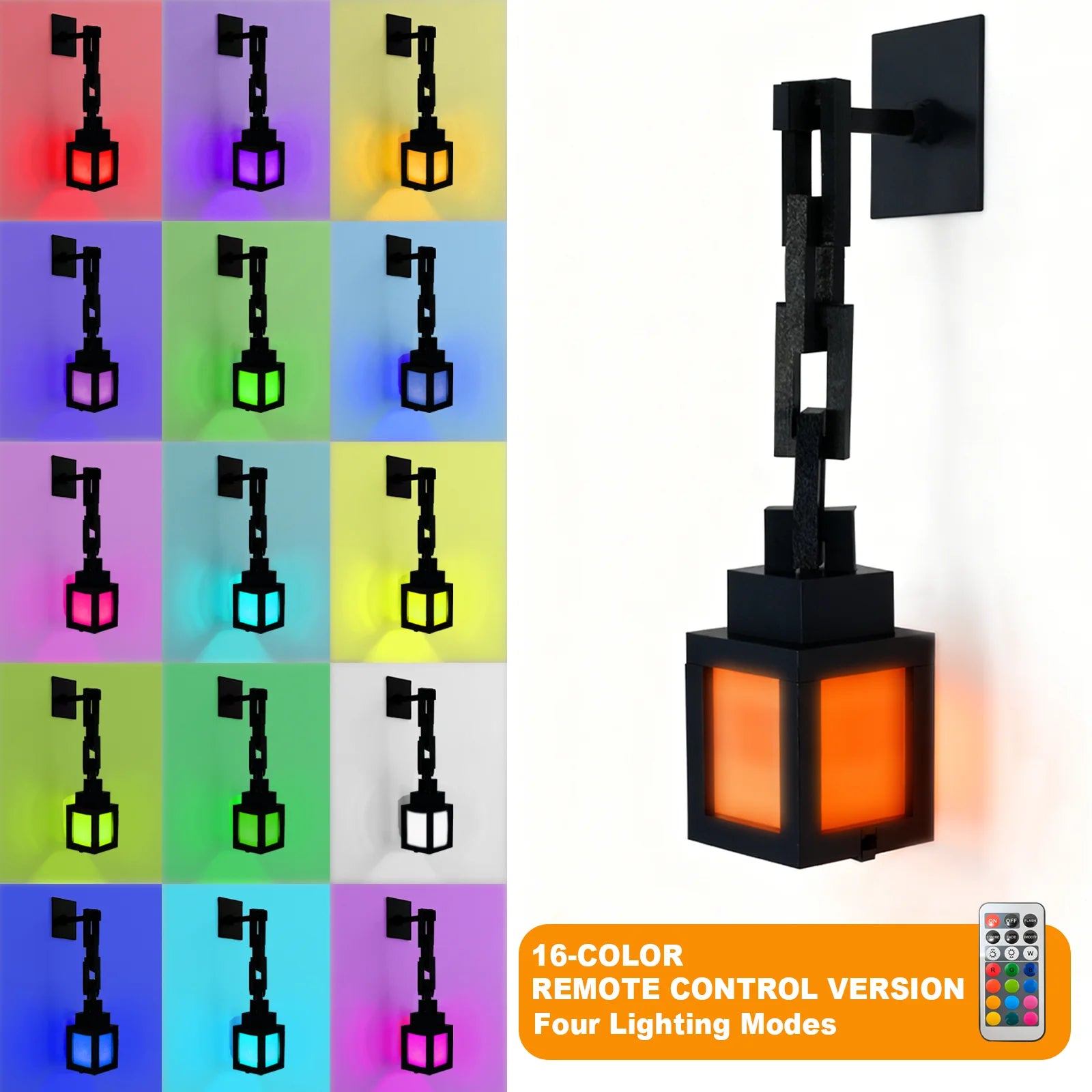 SessionRoom PixelLantern RGB – Linterna Gaming 16 Colores con Mando a Distancia