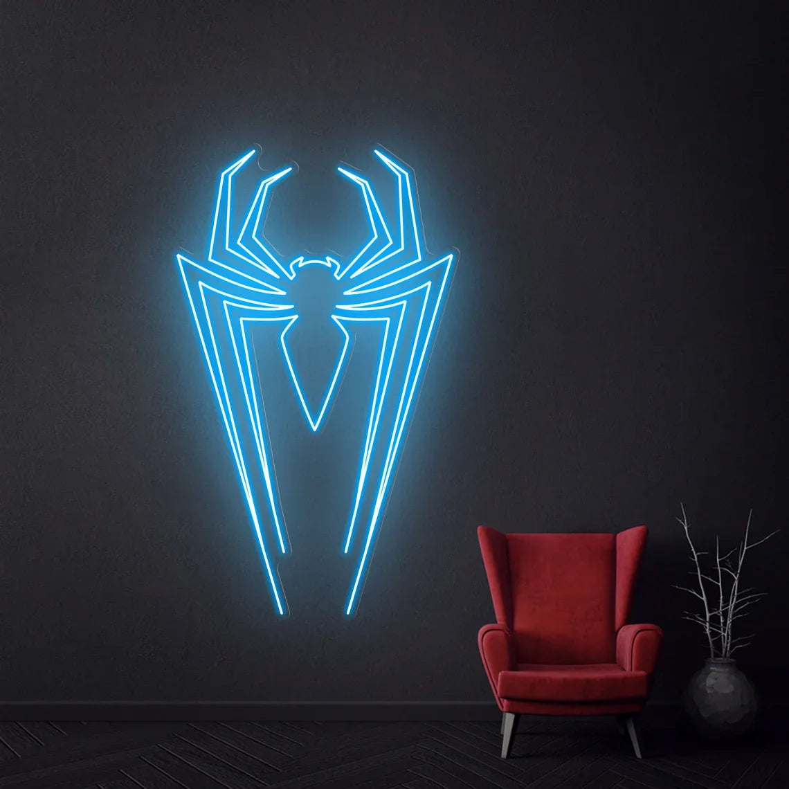 SessionRoom NeonWeb – Letrero Neón LED Araña Personalizable para Setup