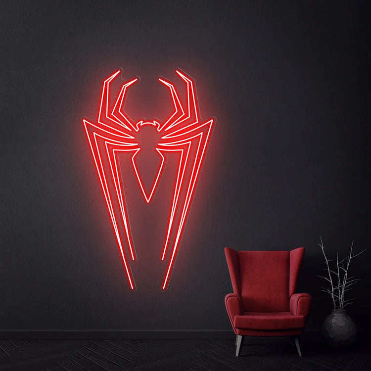 SessionRoom NeonWeb – Letrero Neón LED Araña Personalizable para Setup