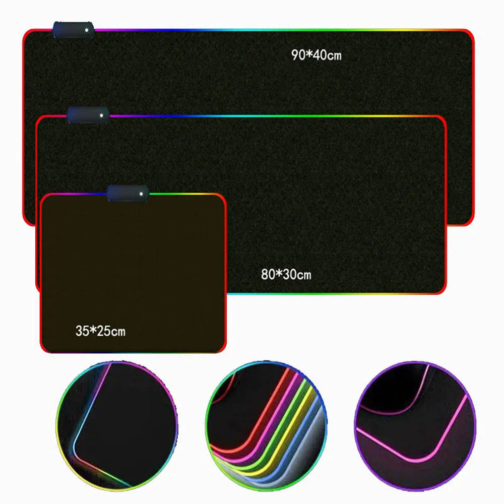 Gaming Mouse Pad Rgb Msi LOGO Gamer PC Laptop Mouse Keyboards Carpet USB Gaming Accessories Luminous Led Mouse Pad CSGO Desk Mat