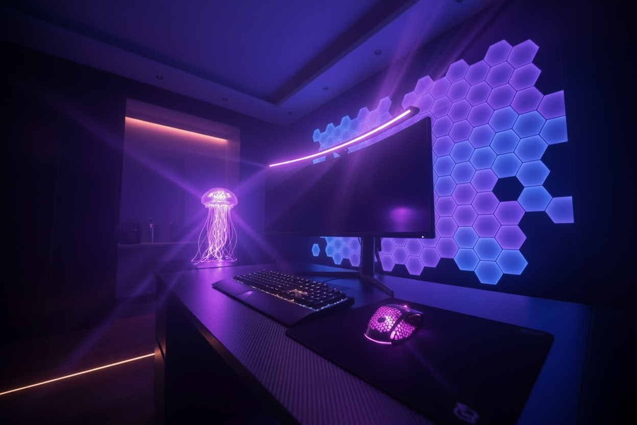 Hero SessionRoom — Medusa colgante sin destellos
